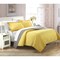 Chic Home Lugano Reversible Color Block Modern design Quilt with Shams Set